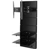 Meliconi 488313 supporto TV e sistema audio 2 ripiani