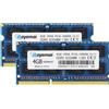 DUOMEIQI Kit di memoria RAM DDR3 1600MHz PC3L 12800S da 8GB (2 x 4GB), 2RX8, 1.35V, CL11, 204-pin SODIMM