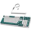 MAMBASNAKE Tastiera meccanica da gaming MAMBASNAKE K6 Pro, 96%, 3 modalità, con tecnologia Hot-Swap - Interruttori blu, colore verde