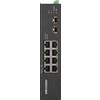 HIKVISION DS-3T0510HP-E/HS - Switch Industriale Gigabit Hi-PoE 10 Porte, 8 PoE + 2 SFP, 110 W