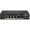 HIKVISION DS-3T0506HP - Switch Industriale Gigabit Hi-PoE 6 Porte, 4 PoE + 2 SFP, 110 W