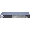 HIKVISION DS-3E1526P-EI - Switch Smart Managed PoE Gigabit 26 Porte, 24 PoE + 1 RJ45 + 1 Fibra, Budget 370 W