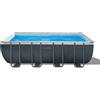 INTEX Piscina Ultra Xtr Frame Rettangolare 549x274x132 Pompa Sabbia, Scaletta Doppia, Telo, Copertura