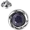 F Fityle Spilla Spilla Elegante Decorazione Brillante Distintivo per Giacche abiti Cappelli Uomo Donna