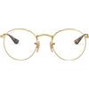 Ray-Ban RX3447V - Cornici rotonde in metallo per occhiali da vista