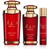 Lattafa Mayar Cherry Intense set Eau de Parfum 100 ml + Eau de Parfum 12 ml + Profumo per capelli 5