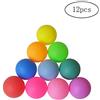 N-K Palline da ping pong standard da 40 mm in plastica, palline da ping pong, resistenti, colorate, colori casuali, 12 pezzi, comode e pratiche