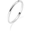 Amen Anello Anello in argento 925 di colore platino, misura 14 trendy cod. FE1B-14