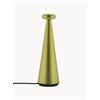 Alessi Lampada da tavolo portatile a LED con luce regolabile Bedin - Verde chiaro