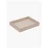 Anna + Nina Vassoio decorativo fatto a mano Lucy - Beige