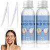 TRMPLX Kit Otturazione Denti,Kit Di Riempimento Temporaneo Dente,clip dentali per denti mancanti,Granuli di Riparazione dei Denti,Denti Fai Da Te Moldable False Teeth 20ml+20ml,G