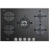 DeLonghi Piano cottura gas NSL 575 NC DeLonghi 75 cm 5 bruciatori doppia corona