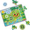 Melissa & Doug Puzzle con ingranaggi rotanti in legno Inseguimento Degli Animali - 24 pezzi