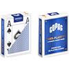 Copag Ass Altenburger Spielkarten 40046 - Carte da Poker plastificate, 63 x 88 mm, 4 Semi, Colore: Blu