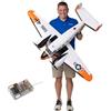 E-flite Beechcraft D18/RC-45J 1.5m BNF Smart - Aereo Elettrico Riproduzione