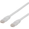 DELTACO U / UTP Cavo patch Cat6a, 0,5 m, 500 MHz, LSZH, bianco