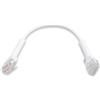 Deltaco Cavo patch Ethernet UniFi Flexible booted RJ45 0,1 m Bianco