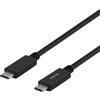 Deltaco USBC-2002M Cavo USB 2.0 2 m nero (USBC-2002M)