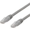 DELTACO U / UTP Cavo patch Cat6a, Delta cert, LSZH, 25 m, grigio