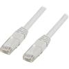 Deltaco Cavo di rete Cavo patch UTP Cat6 0,3 m, bianco