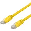 DELTACO U / UTP Cavo patch Cat6a, Delta cert, LSZH, 2 m, giallo