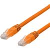 DELTACO U / UTP Cavo patch Cat6a, Delta cert, LSZH, 3 m, arancione