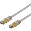 DELTACO S / FTP Cavo patch Cat6a, Delta, LSZH, 1,5 m, grigio