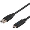 Deltaco Cavo DELTACO USB 2.0, Tipo C - Tipo A maschio, 0,5 m, nero