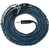 Merkloos Solidchoice - Cavo per cuffie KBEAR ST16 Plus, 2 metri, con connettore dorato