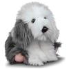 Merkloos Solidchoice - Cane pastore bobtail pluche, altezza 25 cm, con foglio informativo