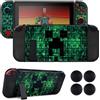 Merkloos Solidchoice - Custodia protettiva flessibile per Nintendo Switch con inserti in gomma per una presa più sicura