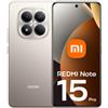 Xiaomi SMARTPHONE XIAOMI REDMI NOTE 15 PRO 4G 8+256GB DUOS TITANIUM ITALIA