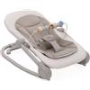 Chicco Magia Sdraietta Neonato da Terra 2 in 1 Trasformabile in Sedia Bimbo - con Base Fissa o Dondolo, Riduttore Neonato, Barra Giochi in Legno - Vanilla