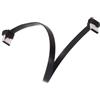 cablecc 65W ltra Slim Flat Power Data USB-C Tipo C a USB-C Cavo angolato Connettore Ricarica Rapida per Laptop Tablet Telefono 20CM