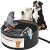 ENJOYING Ciotola per acqua riscaldata per animali domestici, 2,2 l, batteria per polli riscaldabile, senza ghiaccio, ciotola riscaldata invernale, per conigli, cani, gatti, abbeveratoio per uccelli