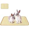 Generico Tiragraffi per conigli - Tappetino in sisal 39,9 x 59,9 cm | Tappetino per riposare, sdraiarsi e nidificare | Tappetio da rosicchiare per casa, gabbia e pavimento | Comfort, sicurezza e benessere deg
