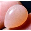 Gemsmyriad Non Trattato Naturale Ceylon Arancione Luna Pietra 6.20 KT Certificato Cabochon