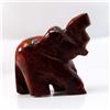 Naturale Rosso Diaspro Elefante 32.90 KT Bello Originale Certificato Gemma