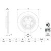 Bosch 2x Disco freno ventilato 0 986 479 F67 BOSCH per JAGUAR S-TYPE II
