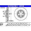 ATE 2x Disco freno ventilato 24.0130-0120.1 ATE per JAGUAR S-TYPE II