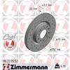Zimmermann 2x Disco freno ventilazione interna 110.2225.52 ZIMMERMANN per ALFA ROMEO GIULIA