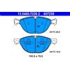 ATE Pastiglie freno 13.0460-7239.2 ATE per BMW X5 X6