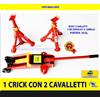 Autokit Crick 2 Ton Cric Crik Auto Idraulico Sollevatore con Cavalletti per riparazione