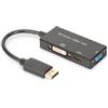 ASSMANN Adattatore Displayport Assmann a Hdmi/Dvi/Vga Nero [AK-340418-002-S]