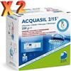 Acquasil 2 Confezioni con 8 Ricariche Totali in Polifosfato 250gr Acquasil 2/15 Calcare