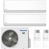 PANASONIC Condizionatore Panasonic Etherea Z Dual Split 9000+12000 BTU Inverter CU-2Z41CBE A+++ WiFi