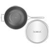 Zwilling Peak Wok Antiaderente Con Coperchio In Acciaio Inox Con Rivestimento Ceraforce Hycoat