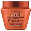 L'Oreal Paris, maschera nutrizione ricci, 4 giorni di riccioli definiti, capelli ricci e secchi, 14% di elisir fondente con olio di jojoba, multiuso, elseve olio straordinario jojoba, 290 ml