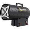 Outsunny Riscaldatore Industriale a Propano Portatile 15kW con Accensione Piezoelettrica, Nero | Aosom Italy
