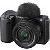 Sony Kit Fotocamera Mirrorless Sony ZV-E10 + Obiettivo 16-50mm OSS II (ZVE10KB) - Prodotto in Italiano